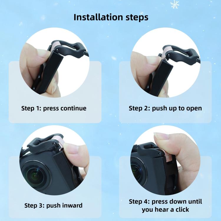 Jaula de expansión de liberación rápida magnética de aleación de aluminio para DJI Osmo 360 — imagen 6