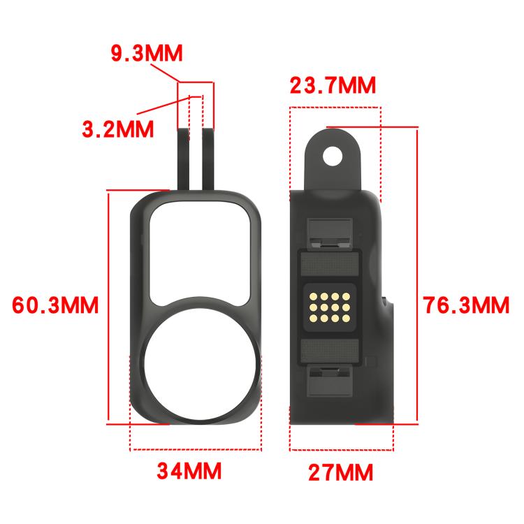 Cubierta protectora de plástico para expansión de cámara Osmo Nano (negra) para DJI Osmo — imagen 8