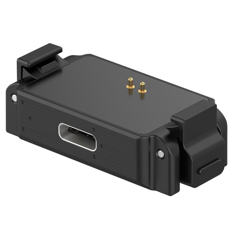 Base de carga con adaptador de rosca de 1/4 de liberación rápida, compatible con Action 6 (no compatible con carga) (negro)…