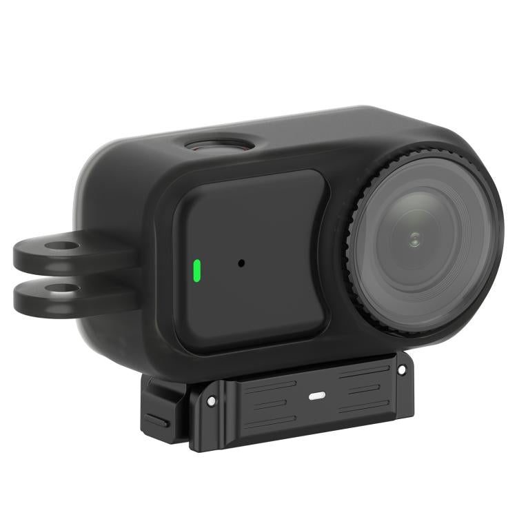 Base de carga con adaptador de rosca de 1/4 de liberación rápida, compatible con Action 6 (no compatible con carga) (negro)…