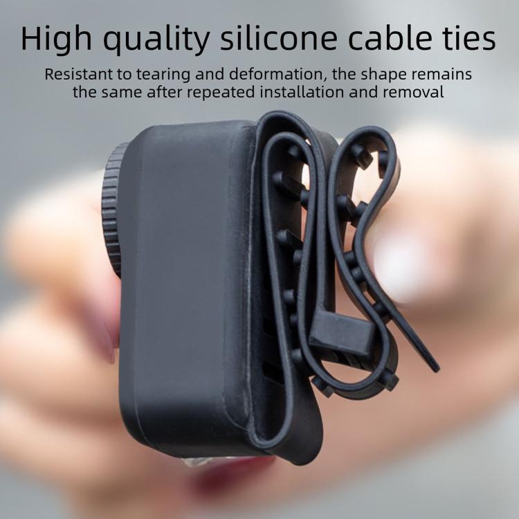 Correa de expansión de silicona para cámara deportiva Osmo Nano Thumb (gris) para DJI Osmo — imagen 8
