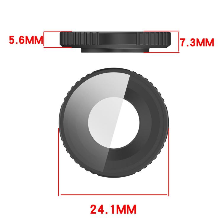Filtro Para la cámara, UV, protector de cristal para DJI Osmo Action 6 (negro) — imagen 3