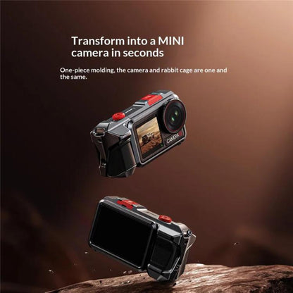 Carcasa protectora de aleación de aluminio para cámara de acción / 4 / 5 Pro para DJI Osmo Action 3 (plateada) — imagen 3