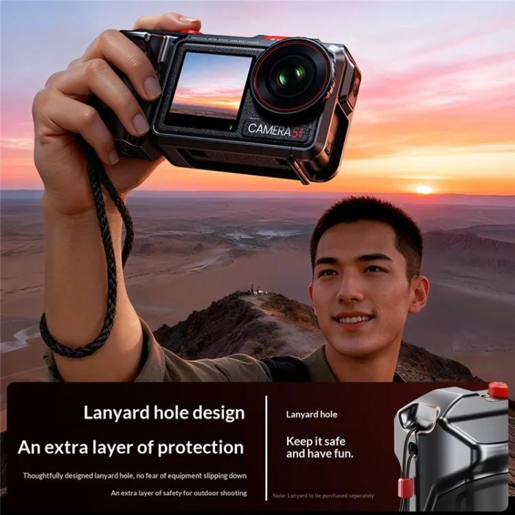 Carcasa protectora de aleación de aluminio para cámara de acción / 4 / 5 Pro para DJI Osmo Action 3 (gris) — imagen 7