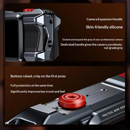 Carcasa protectora de aleación de aluminio para cámara de acción / 4 / 5 Pro para DJI Osmo Action 3 (gris) — imagen 9
