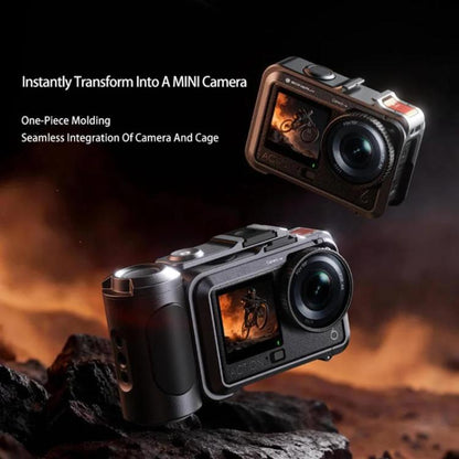 Cubierta DJ-6, magnética desmontable para la jaula de la cámara para DJI Osmo Action 6 (gris) — imagen 4