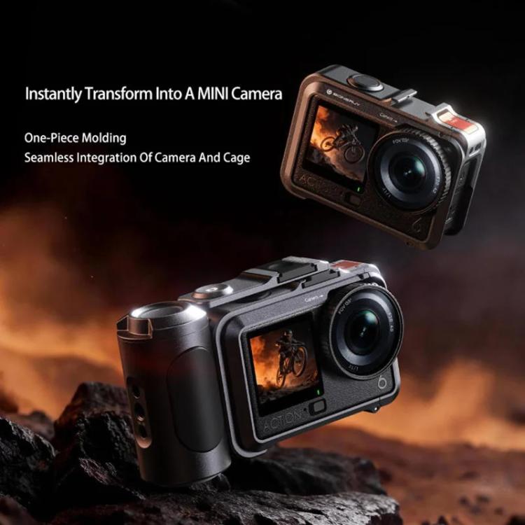 Cubierta DJ-6, magnética desmontable para la jaula de la cámara para DJI Osmo Action 6 (naranja) — imagen 4
