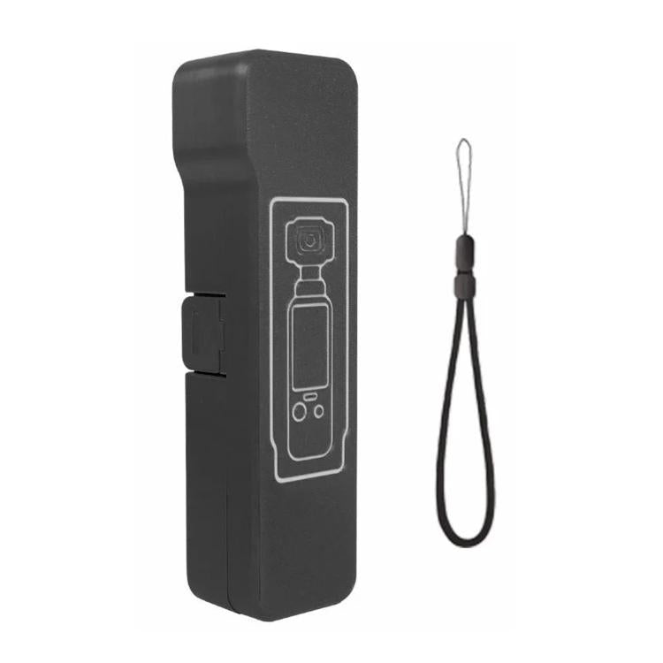 Funda protectora abatible larga, anticaídas, antiarañazos y a prueba de golpes para DJI Osmo Pocket 4 (negra)