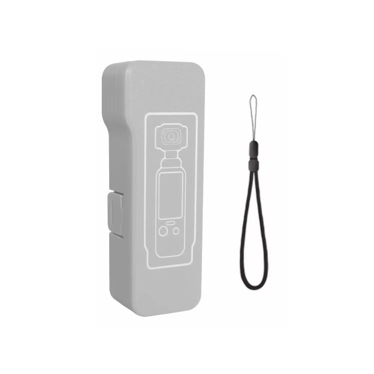 Funda protectora corta anticaídas, antiarañazos y a prueba de golpes para DJI Osmo Pocket 4 (gris)