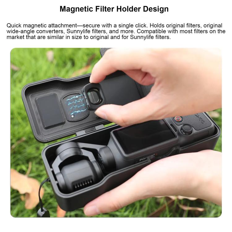 Funda protectora corta anticaídas, antiarañazos y a prueba de golpes para DJI Osmo Pocket 4 (naranja) — imagen 5