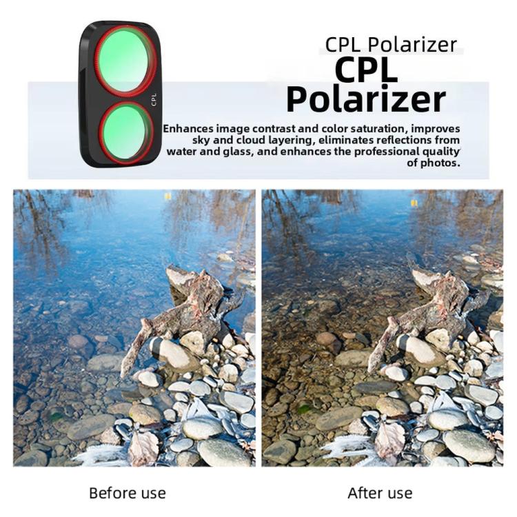 Filtros para lentes de cámara 4P para DJI Osmo Pocket (neblina negra 1/4) — imagen 5