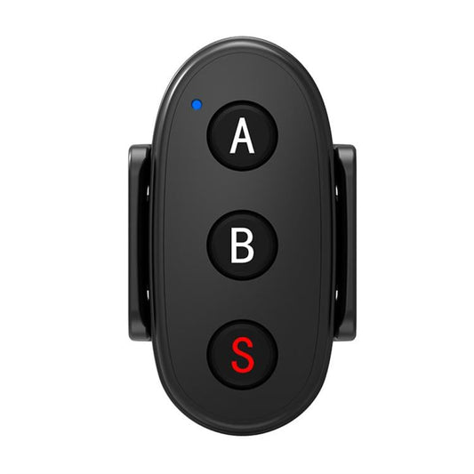 Control remoto Bluetooth de 3 botones D09, Insta360, GoPro y otras cámaras de acción, teléfonos inteligentes (negro)