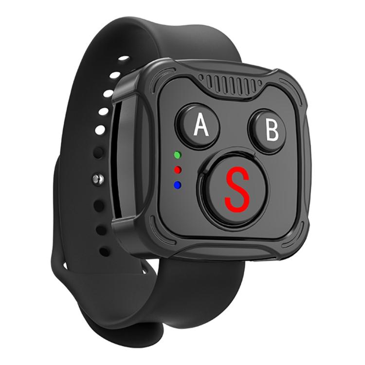 Control remoto inalámbrico Bluetooth D10 para cámaras de acción, GoPro e Insta360 (negro)