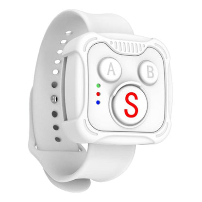 Control remoto inalámbrico Bluetooth D10 para cámaras de acción, GoPro e Insta360 (blanco)