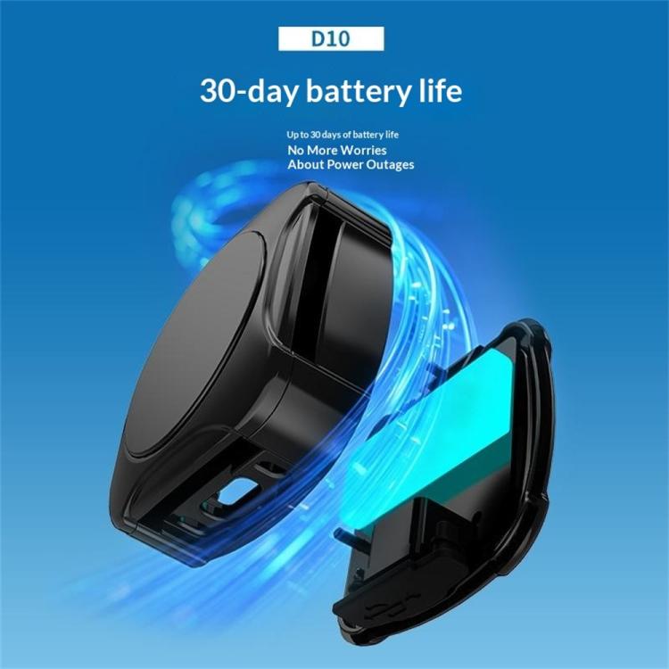 Control remoto inalámbrico Bluetooth D10 para cámaras de acción, GoPro e Insta360 (blanco) — imagen 3