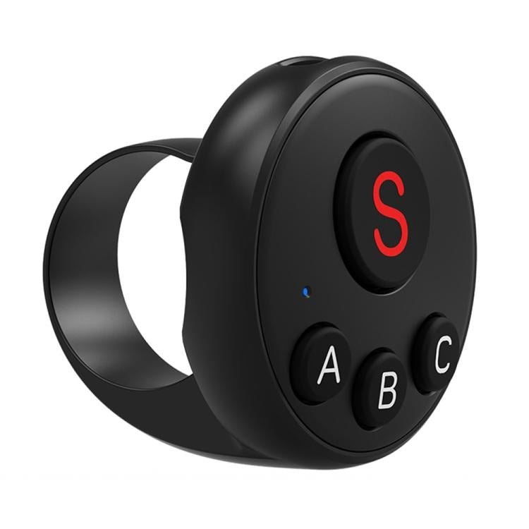 Anillo de control remoto Bluetooth D11 para cámaras de acción Action, GoPro e Insta360 (Negro)