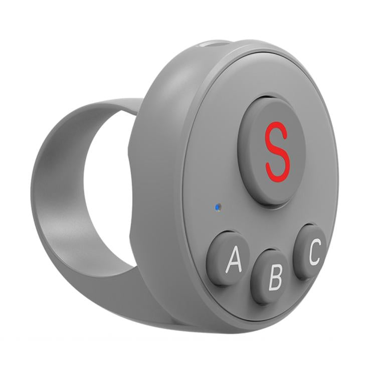 Anillo de control remoto Bluetooth D11 para cámaras de acción Action, GoPro e Insta360 (gris)