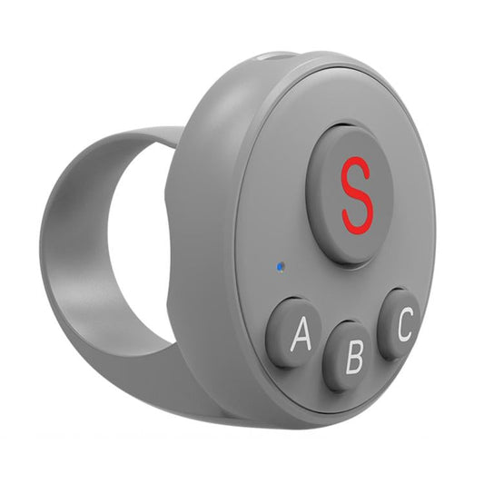 Anillo de control remoto Bluetooth D11 para cámaras de acción Action, GoPro e Insta360 (gris)