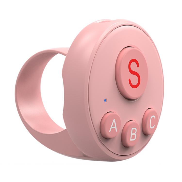 Anillo de control remoto Bluetooth D11 para cámaras de acción Action, GoPro e Insta360 (rosa)