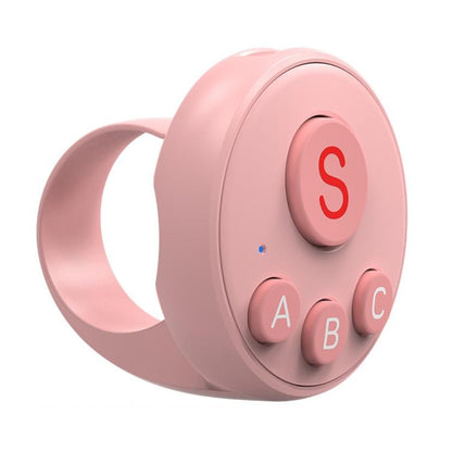 Anillo de control remoto Bluetooth D11 para cámaras de acción Action, GoPro e Insta360 (rosa)