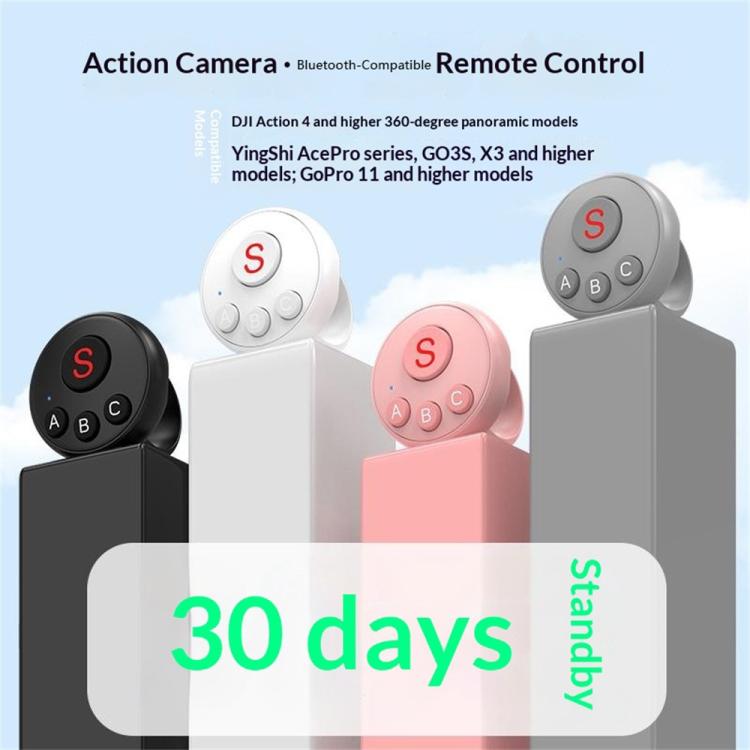 Anillo de control remoto Bluetooth D11 para cámaras de acción Action, GoPro e Insta360 (Negro) — imagen 3
