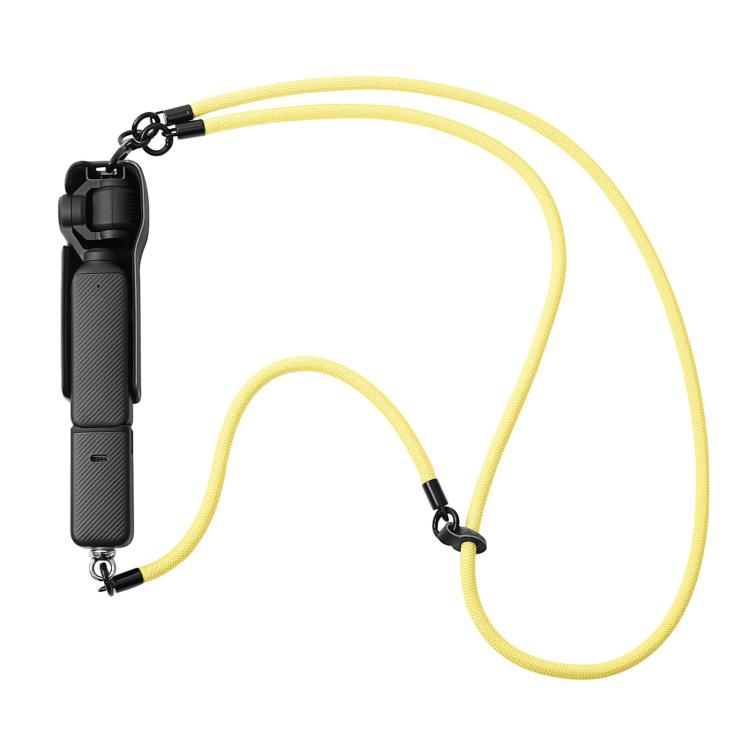 Correa extraíble antipérdida 3 en 1 para cámara /3 para DJI Osmo Pocket 4 (Amarillo)