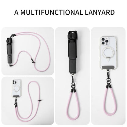 Correa extraíble antipérdida 3 en 1 para cámara /3 para DJI Osmo Pocket 4 (gris plateado) — imagen 2