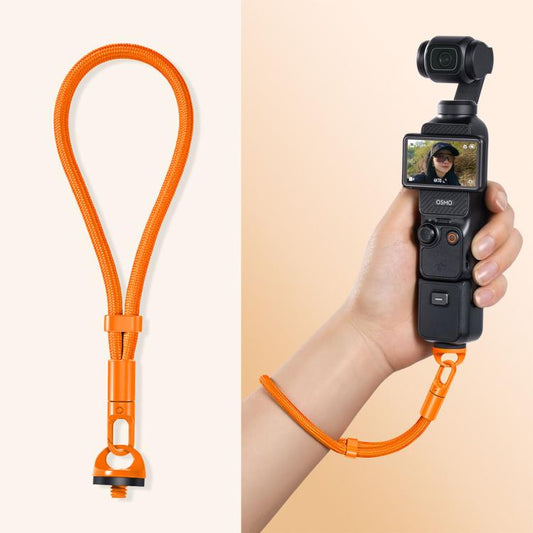 Correa de muñeca ajustable con bloqueo automático y antipérdida para cámara / 3 para DJI Osmo Pocket 4 (naranja)