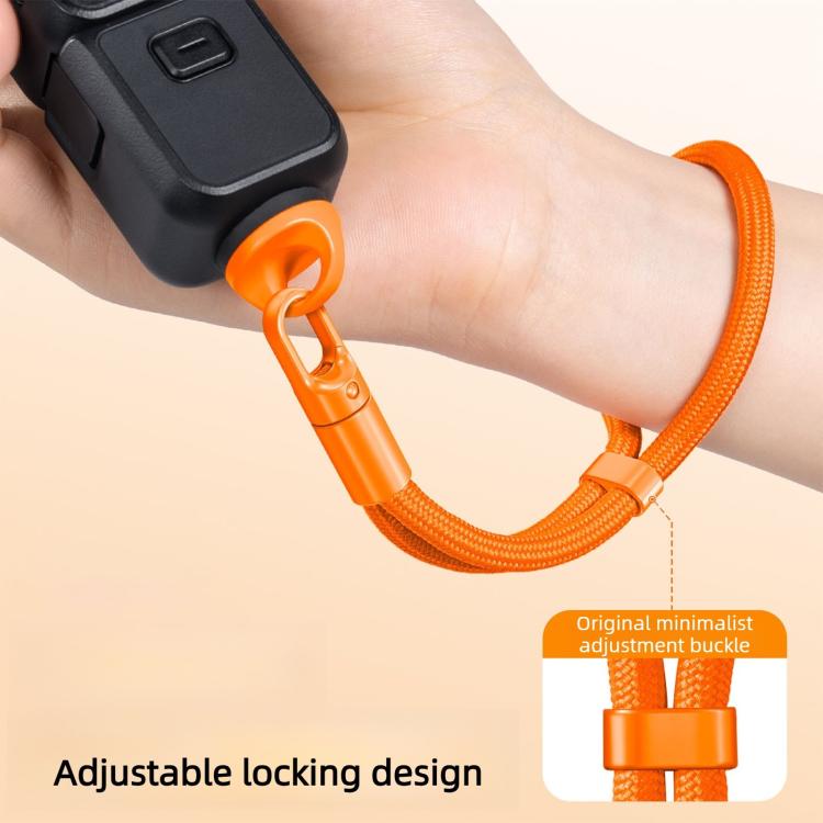 Correa de muñeca ajustable con bloqueo automático y antipérdida para cámara / 3 para DJI Osmo Pocket 4 (Gris espacial profun…