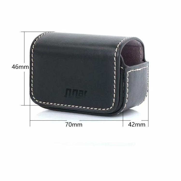 Funda de cuero Caja de transporte de almacenamiento de mini impermeable para DJI Osmo Action (café) — imagen 6