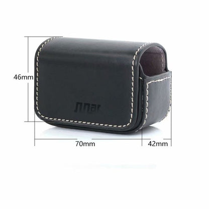 Funda de cuero Caja de transporte de almacenamiento de mini impermeable para DJI Osmo Action (café) — imagen 6