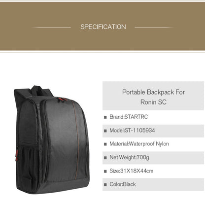 Mochila de nylon impermeable portátil de viajes al Air libre StarRC para DJI Mavic 2 — imagen 9