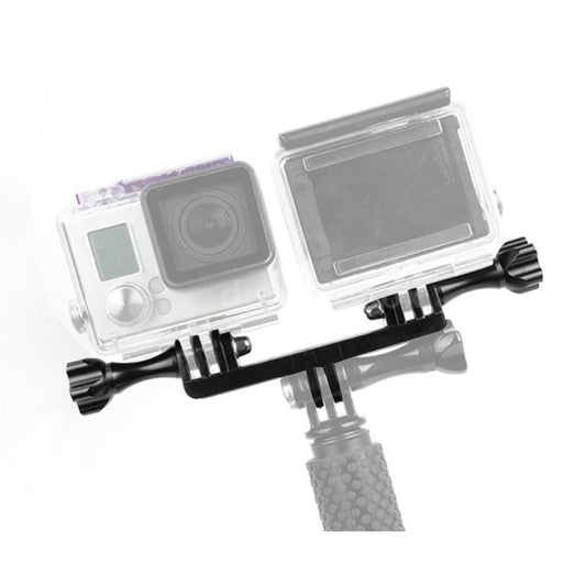 Soporte doble con adaptador de montaje de tornillo para GoPro Hero11 Black/HERO10 Black/9 Black/8 Black/7/6/5/5 Session/4 Se…