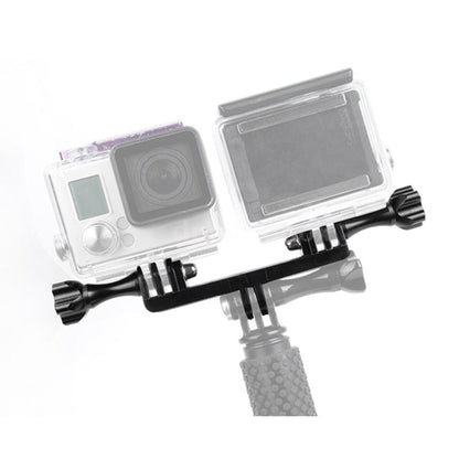 Soporte doble con adaptador de montaje de tornillo para GoPro Hero11 Black/HERO10 Black/9 Black/8 Black/7/6/5/5 Session/4 Se…