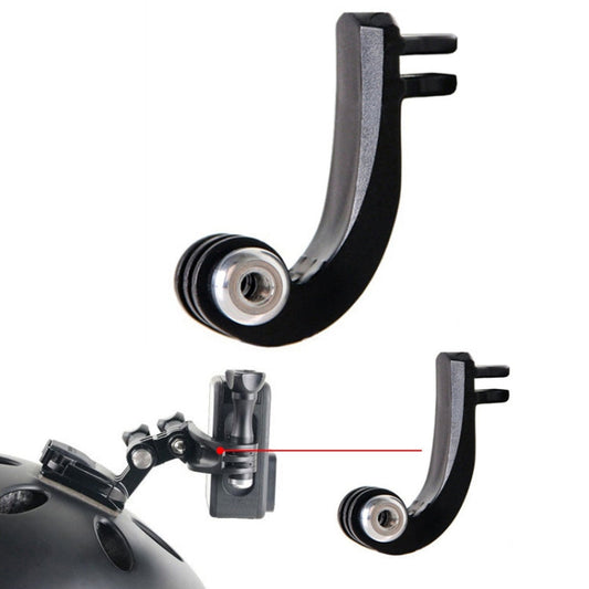 Accesorios de cámara deportiva TELESIN Center Vertical Bend Arm para GoPro HERO11 Black / HERO9 Black para DJI Osmo Action 3