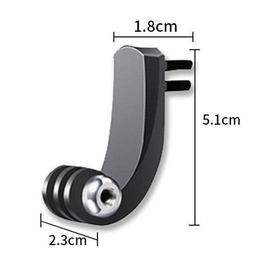Accesorios de cámara deportiva TELESIN Center Vertical Bend Arm para GoPro HERO11 Black / HERO9 Black para DJI Osmo Action 3…