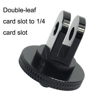 TELESIN aleación de aluminio 1/4 cabezal de transferencia accesorios de cámara deportiva para GoPro HERO11 Black / HERO9 Bla…