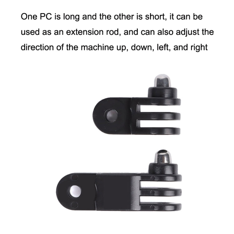TELESIN diferente dirección adaptador largo tornillo adaptador brazo de ajuste para GoPro HERO11 negro/HERO9 negro para DJI……