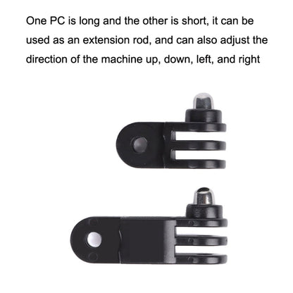 TELESIN diferente dirección adaptador largo tornillo adaptador brazo de ajuste para GoPro HERO11 negro/HERO9 negro para DJI……
