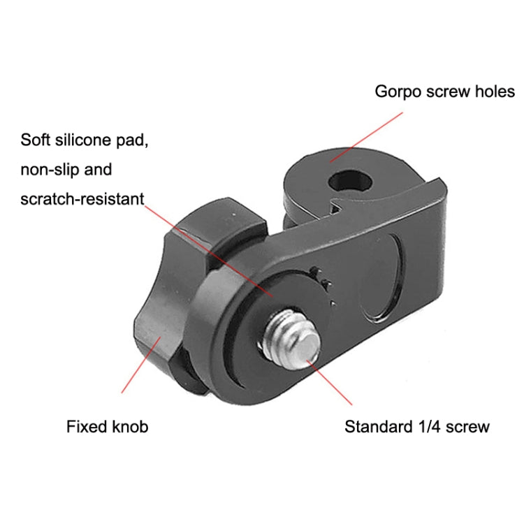 TELESIN AEE Adaptador Tornillo Adaptador Brazo de ajuste para GoPro HERO11 Black / HERO9 Black para DJI Osmo Action 3 — imag…