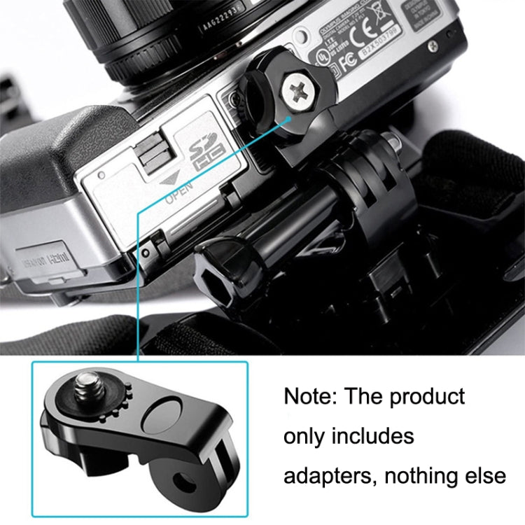 TELESIN AEE Adaptador Tornillo Adaptador Brazo de ajuste para GoPro HERO11 Black / HERO9 Black para DJI Osmo Action 3 — imag…