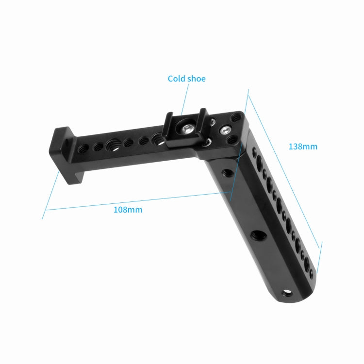 Soporte de soporte Monitor de manual extendido de manillar Monitor de soporte (negro) — imagen 3