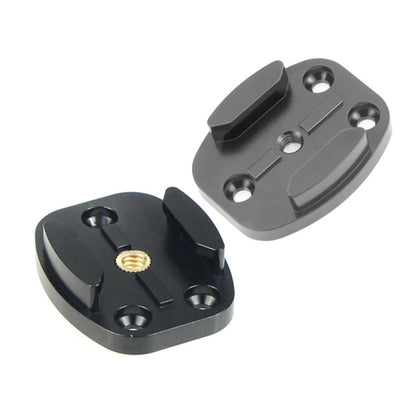 Base de montaje de trípode 4 hoyos de liberación rápida de aluminio para cámara deportiva, color: negro para DJI Osmo Action…