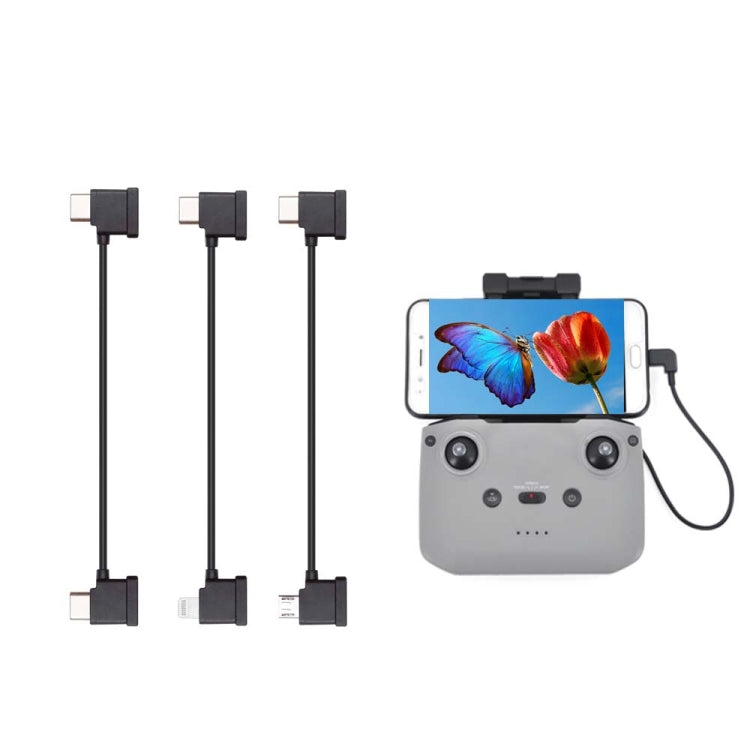 Cable de datos Original del control remoto RC-N1 para conectar el teléfono, especificaciones: USB tipo C para DJI Mavic 3 /……