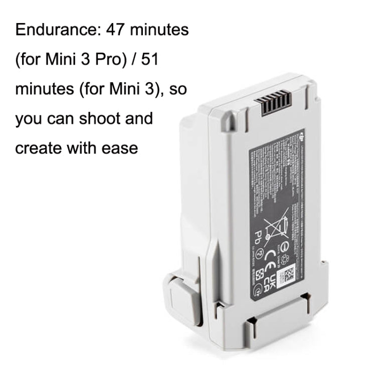 Batería de vuelo inteligente Original / de larga duración para DJI Mini 3 Pro (blanco) — imagen 4