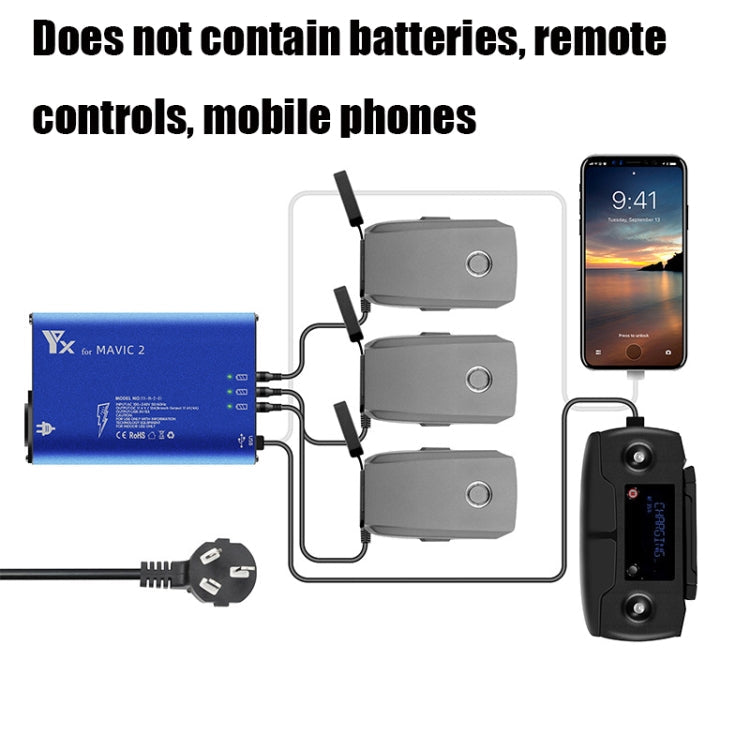YX, tipo de enchufe: enchufe de EE. UU para DJI Mavic 2 — imagen 10