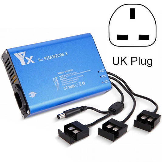 Batería Cargador de controlador de inteligente 4 en 1 Parallel Power Hub, Tipo de enchufe: enchufe de Reino Unido