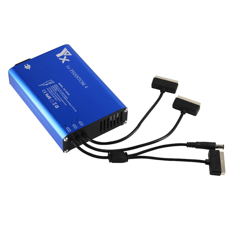 Hub Phantom 4 Pro Advanced+ Cargador 4 en 1 Cargador de controlador de batería inteligente, Tipo de enchufe: enchufe de Rein…