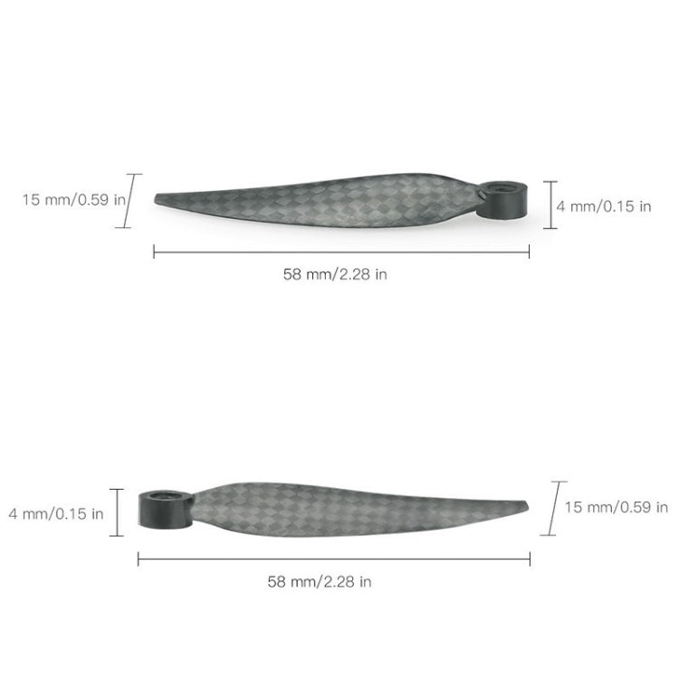 Hélice de fibra de carbono 2 pares RCSTQ para Dron para DJI Mavic Mini — imagen 3