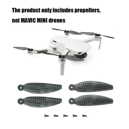 Hélice de fibra de carbono 2 pares RCSTQ para Dron para DJI Mavic Mini — imagen 9